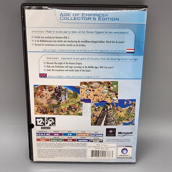 Age Of Empires Collectors Edition (PC DVD) No Manual - Picture 2 of 4